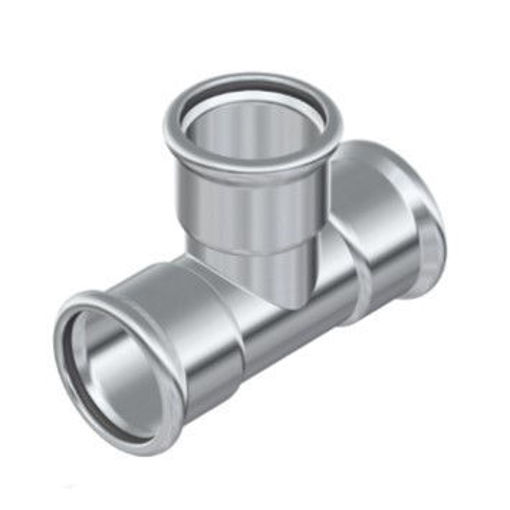 Picture of 22mm 316L Stainless Press Tee 16