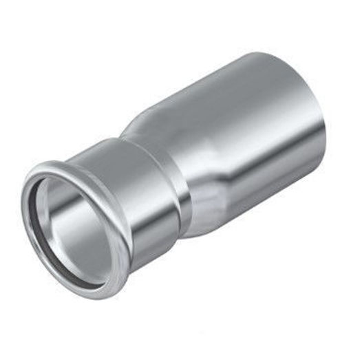 Picture of 89mm x 22mm 316L Stainless Press Insert Reducer 14