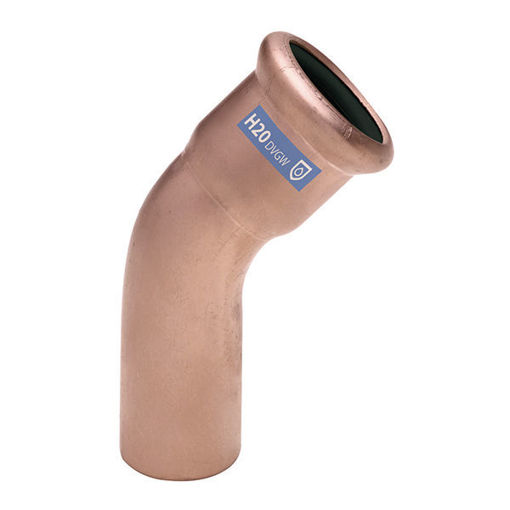 Copper Press 45 Elbow M/F 