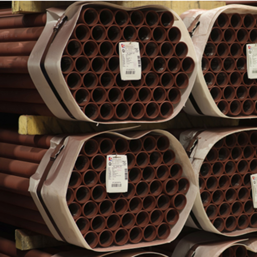 Picture of 20nb Dual Certified  (BS EN 10255 & 10217-1) Red Hvy P/E Tube