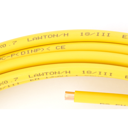 Picture of 15mm Yellow Coated Copper Tube