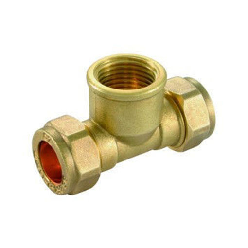 Picture of 22x1/2" CORE Comp Female Branch Tee DZR 930