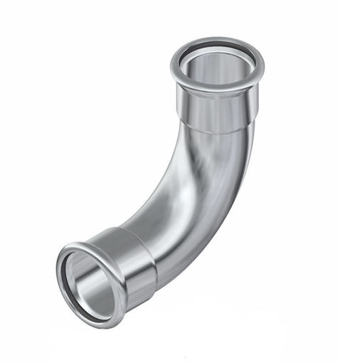 Picture of 108mm 316L Stainless Press Elbow 3