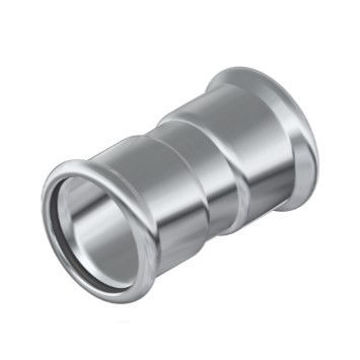 Picture of 22mm 316L Stainless Press Coupler 1