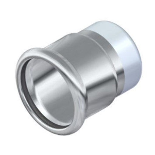 Picture of 28mm 316L Stainless Press Cap End 21