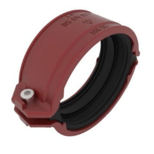 Picture of 150mm Coupling Two-Part Red EC002