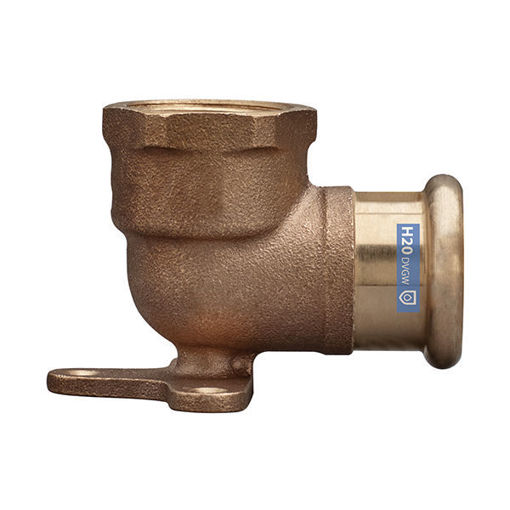 Copper Press Wallplate Elbow