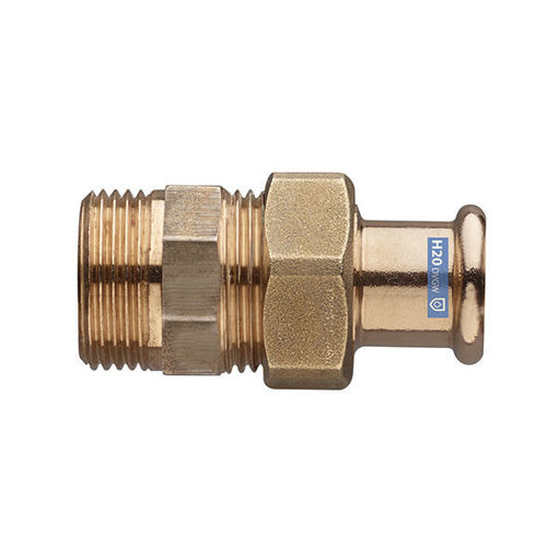 Copper Press Male Union Adaptor