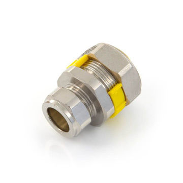 Picture of DN15 Gas Flex DZR Coupling x 15mm Compression Copper