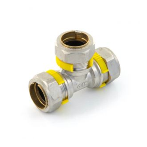 Picture of DN20 Gas Flex DZR Equal Tee