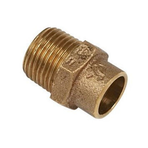 Picture of 22mm x 3/4" CORE Solder Ring Male Union Adaptor LF69