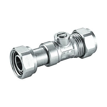 Picture of 15x1/2" CP Service Valve Straight Swivel