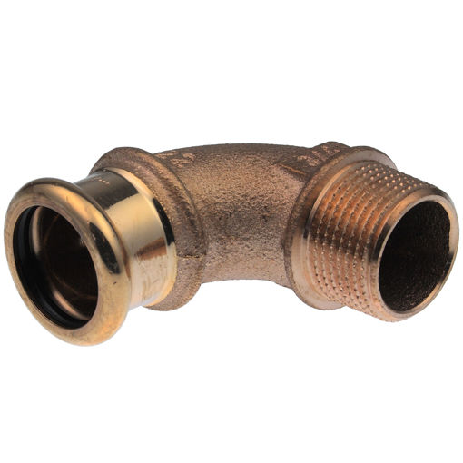 Picture of 15 x 1/2" Xpress Copper Male Elbow S13