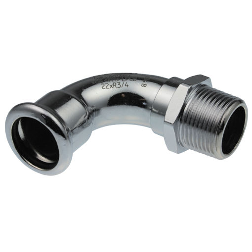 Picture of 15x1/2" Galv Carbon Male Elbow SC13