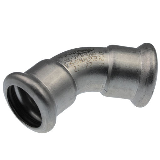 Picture of 108mm Xpress Stainless 45Deg Elbow SS21