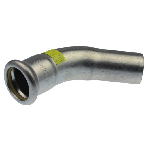 Picture of 108mm Xpress S/Steel*Gas* M/F 45dg Elbow