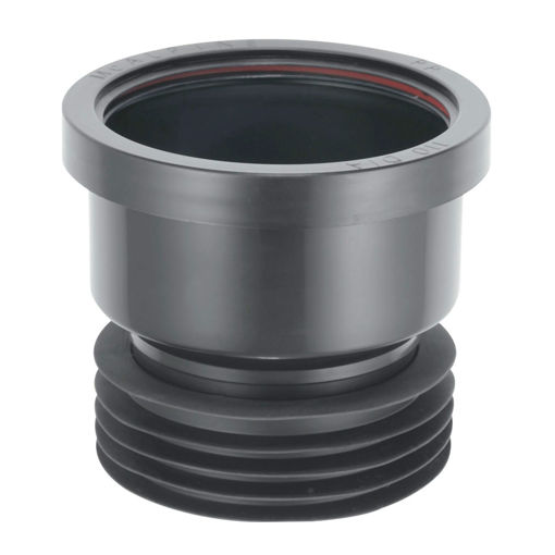 Picture of 4"/110mm McAlpine Drain Adaptor Black DC1-BL