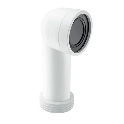 Picture of 4" 90 Deg Bend WC Connector Adj WC-CON8