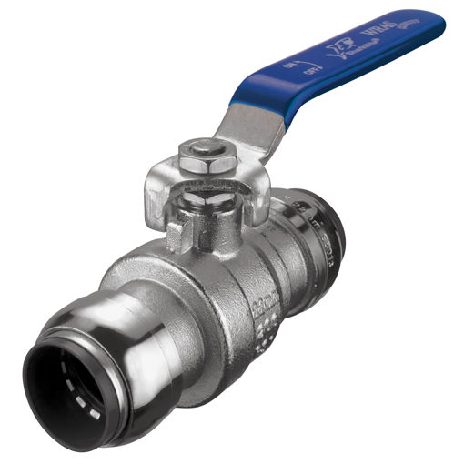 Picture of 22mm Sharkbite NP Ball Valve Blue Handle