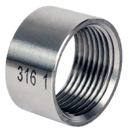 Picture of 1/2" Stainless 316 Half Socket