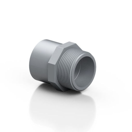 Picture of 1 1/4" PVC Male x Female BSP Adaptor AFC