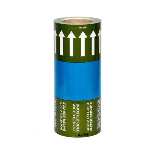 Picture of Pipemark M11 275mm x 33m Boosted Cold Water ID Tape