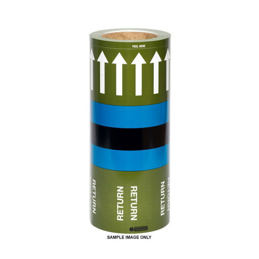 Picture of Pipemark M51-R 275mm x 33m CT Heating Return ID Tape