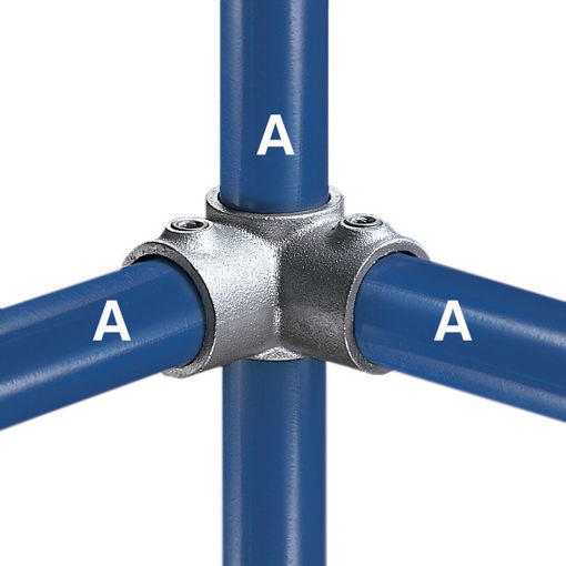 Picture of 21-7 Galv Kee Klamp - 90Deg Side Outlet Tee