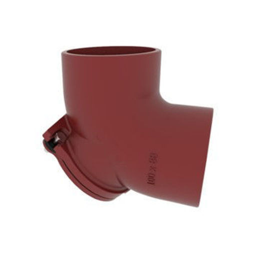 Picture of 100mm x 88 Deg S/R Bend Plain Door Heel EF005