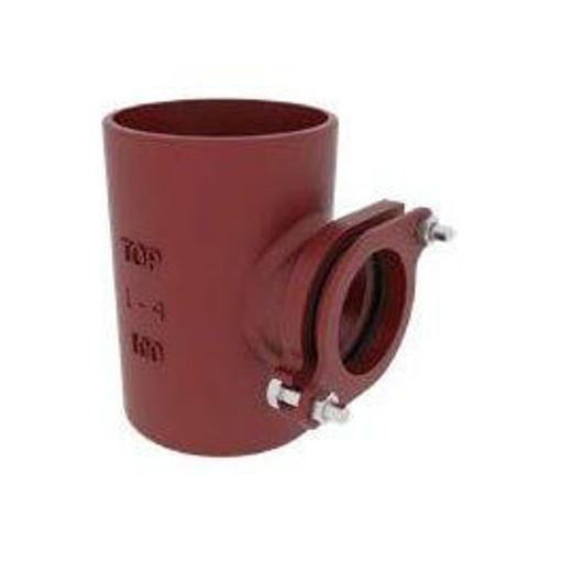 Picture of 100mm x 50 BSPT Threaded Boss Pipe Single EF090T