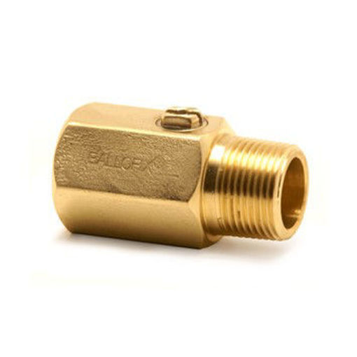 Picture of 1/2" Brass Ballofix Valve M&F 3310YA