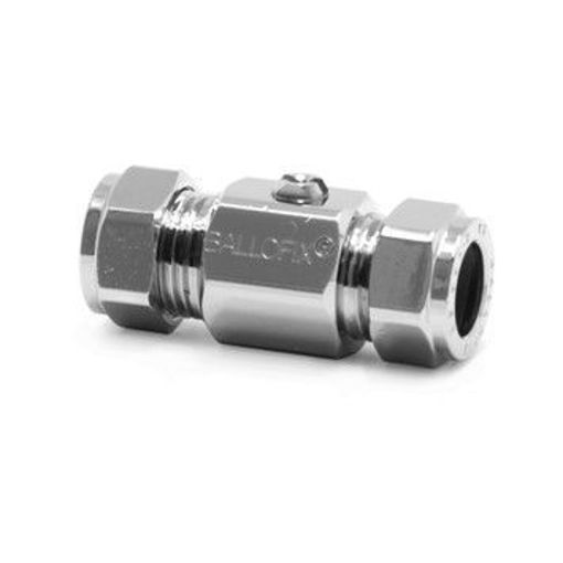 Picture of 15mm Chrome Ballofix Valve Cu 3381ZA