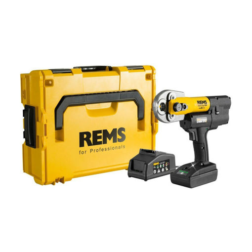 Picture of REMS Mini-Press 15-35mm +2 off 22v Batteries + Charger-In Plastic Case