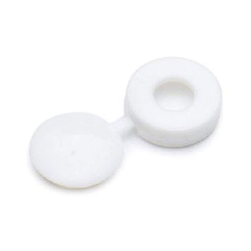 Picture of White 10's Gauge Screw Cover Cap