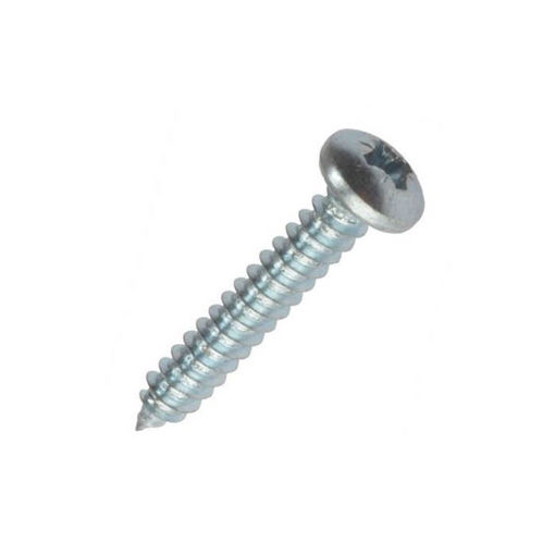 Picture of No 8 x 1 Self Tapper B.Z.P. Pan Head