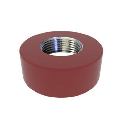 Picture of 100mm x 50mm BSPT Drilled & Tapped Blank End EF071