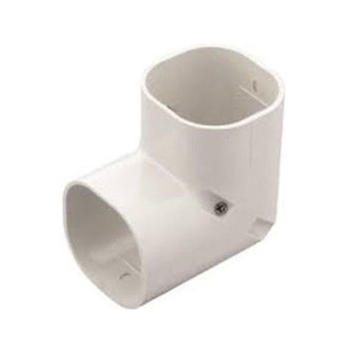 Picture of Inaba Denko 75mm 90Deg Elbow Bend - White