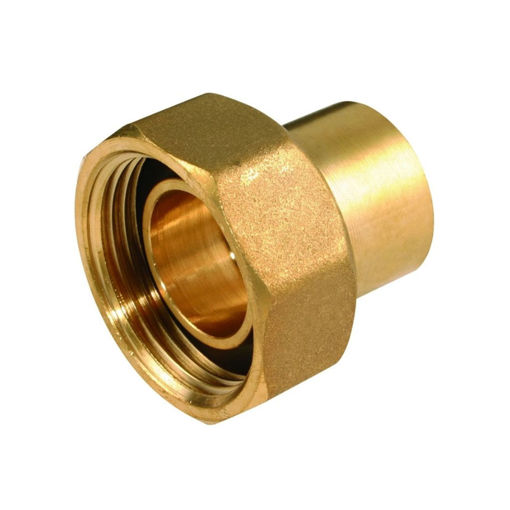 Picture of Gas Meter Connector & Washer 28mm Soldered 