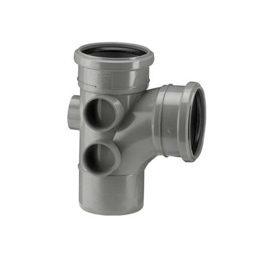 Picture of 110mm Single Branch 112.5dg Grey