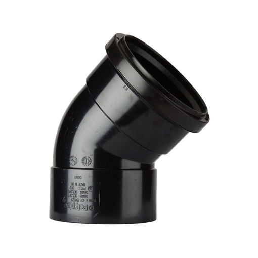 Picture of 32mm Sweep Bend (135 Deg) Black