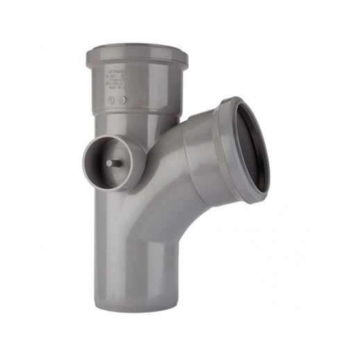 Picture of 110mm Single Branch(104 Deg) Grey