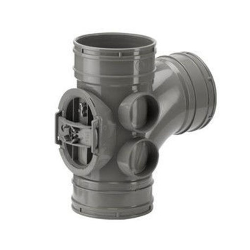 Picture of 110mm Single Access Branch(92 Deg) Grey