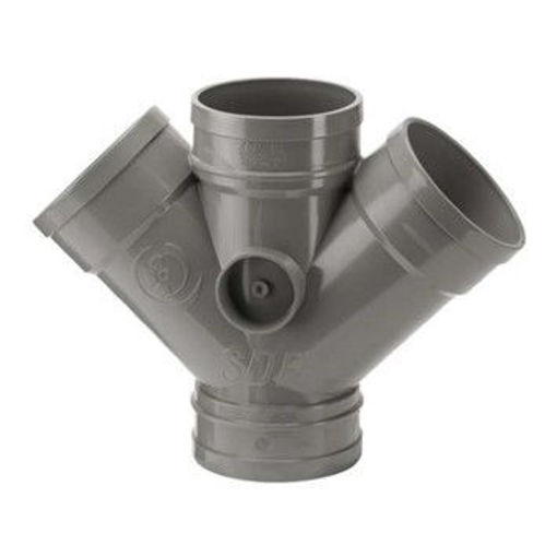 Picture of 160mm Double Branch(135 Deg) Grey