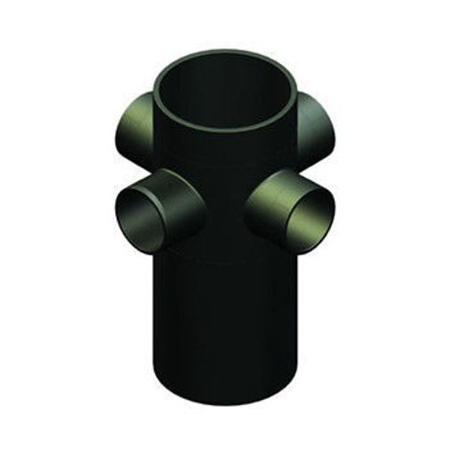 Picture of 110mm x 56mm FUZE HDPE 4 Way Branch