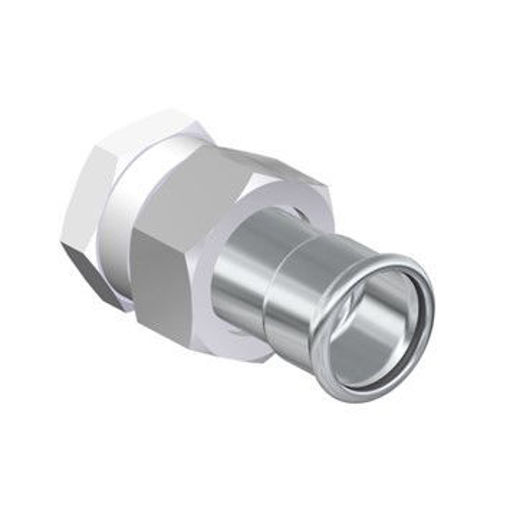 Picture of 15x1/2" 316L Stainless Press Female Union 42