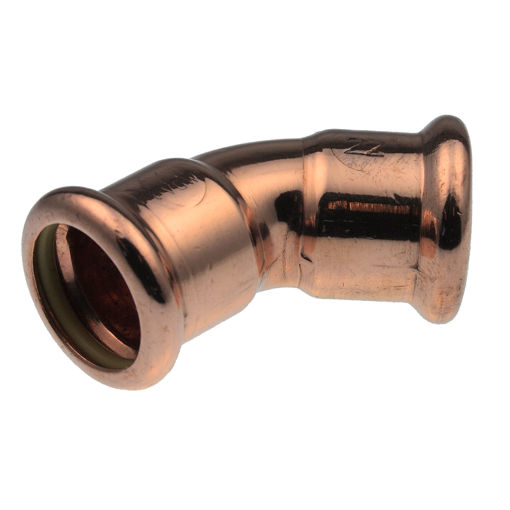 Picture of 42mm Xpress Copper *Gas* 45Dg Elbow SG21