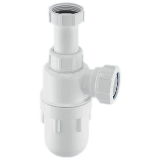 Picture of 1 1/2" McAlpine Adjustable Inlet Bottle Trap C10A