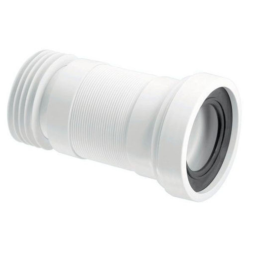 Smith Brothers Stores Ltd  4 Straight Flexible WC Connector (100-160mm)