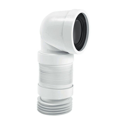 Picture of 4" 90 Deg Flexible WC Connector WC-CON8F