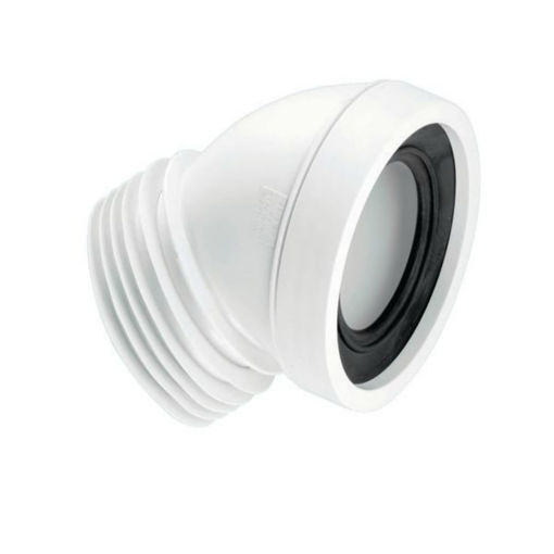 Picture of 4" 45 Deg Angle WC Connector (WC-CON16)